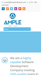 Mobile Screenshot of amplesoftwares.com
